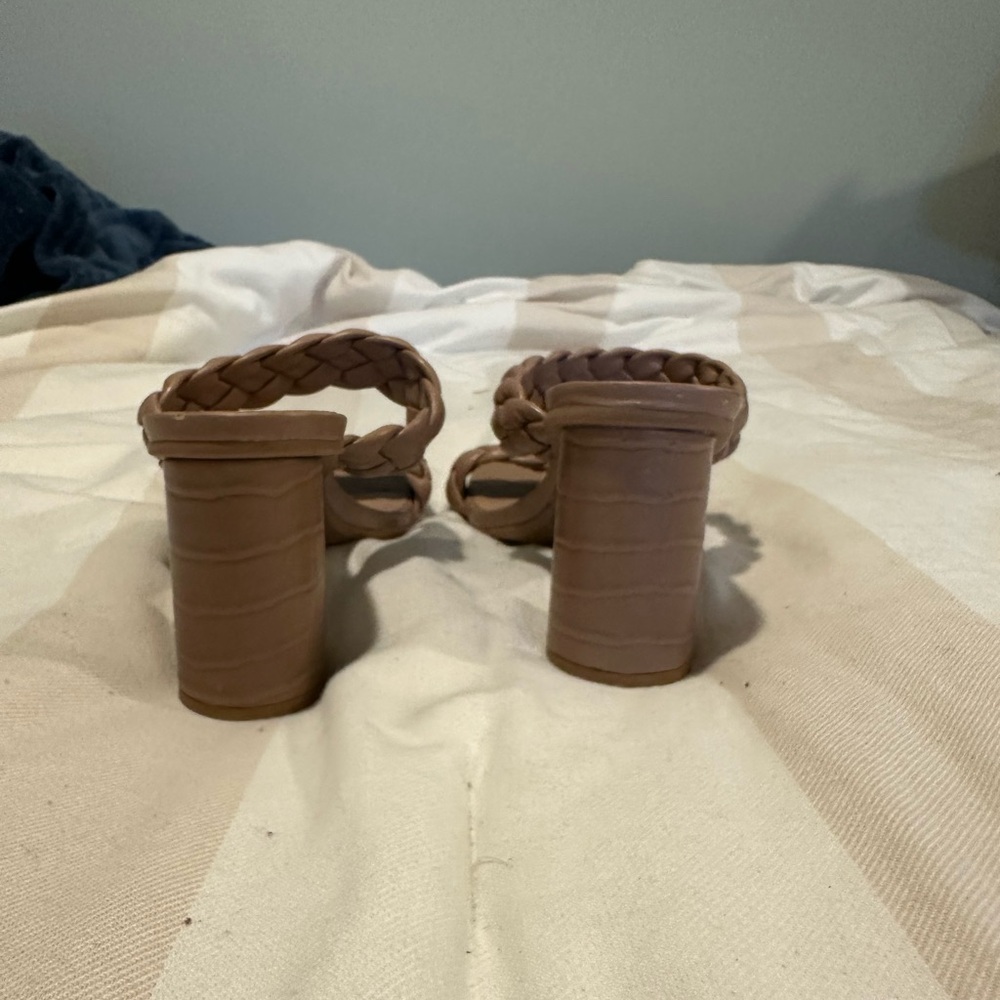 a new day Braided Tan Heels
